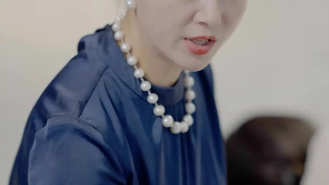 The Silent Heiress: Pearls, Sequins, and the Language of Falling